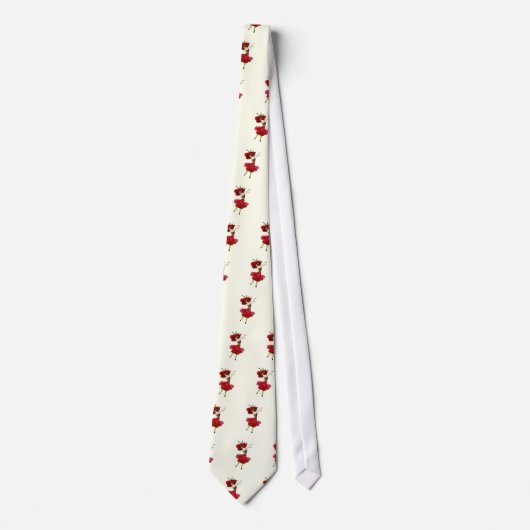 Amerikaans Roos van schoonheid, Whimsical Flowers  Stropdas (Voorkant)