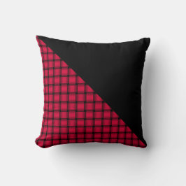 Amerikaans Roos Weave Pattern met Black Kussen