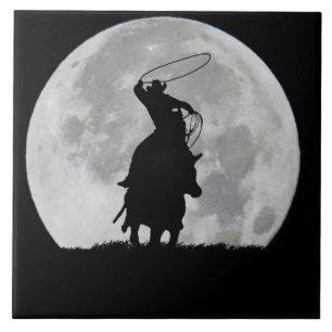 Amerikaans Roping Cowboy Land Western Tegeltje