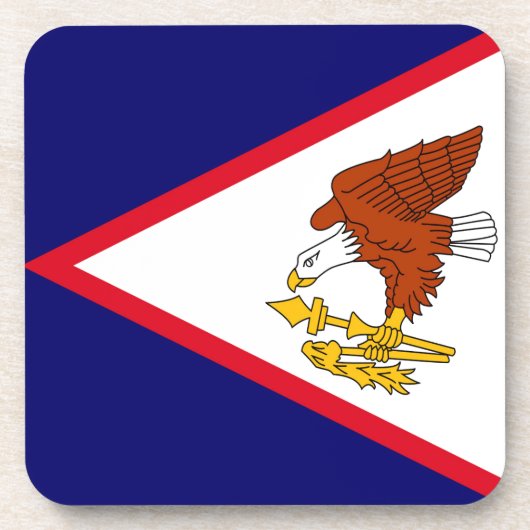 Amerikaans Samoa Bier Onderzetter (Voorkant)