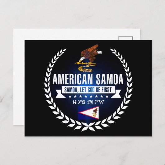 Amerikaans Samoa Briefkaart (Voorkant / Achterkant)
