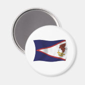 Amerikaans Samoa Flag Magnet (Voorkant / Achterkant)