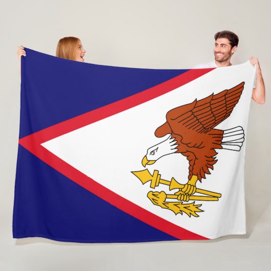 Amerikaans Samoa Fleece Deken (In situ)