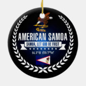 Amerikaans Samoa Keramisch Ornament (Achterkant)