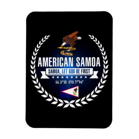 Amerikaans Samoa Magneet (Verticaal)