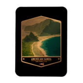 Amerikaans Samoa Magneet (Verticaal)