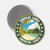 Amerikaans Samoa Magneet (Voorkant / Achterkant)