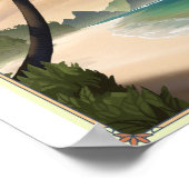 Amerikaans Samoa Nationaal Park Litho Kunstwerk Po Poster (Hoek)