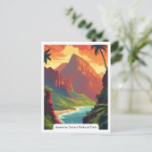 Amerikaans Samoa Nationaal Park Regenwoud Briefkaart (Staand voorkant)