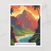 Amerikaans Samoa Nationaal Park Regenwoud Briefkaart (Voorkant)