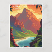  Amerikaans Samoa Nationaal Park Reizen Verenigde  Briefkaart (Voorkant)