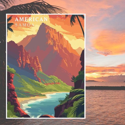  Amerikaans Samoa Nationaal Park Reizen Verenigde  Briefkaart