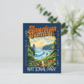 Amerikaans-Samoa Nationaal Park Retro Noodlijdend Briefkaart (Staand voorkant)