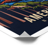 Amerikaans Samoa Nationaal Park VS Reizen Poster (Hoek)