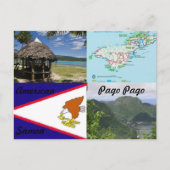 Amerikaans, Samoa, Pago briefkaart (Voorkant)