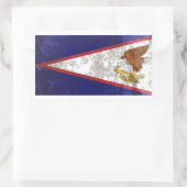 Amerikaans Samoa Rechthoekige Sticker (Tas)