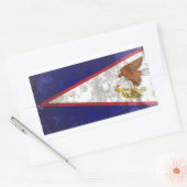 Amerikaans Samoa Rechthoekige Sticker (Envelop)