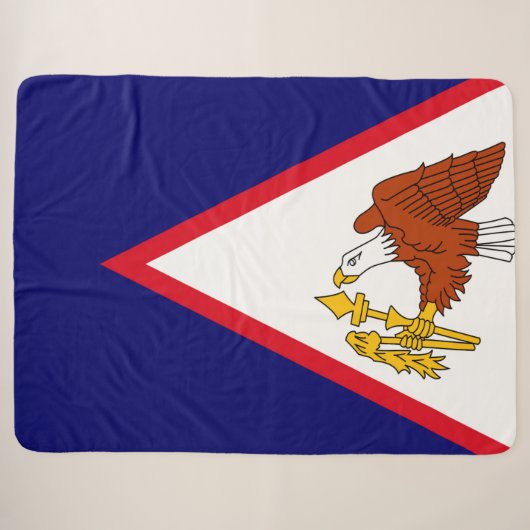Amerikaans Samoa Sherpa Deken (Voorkant (horizontaal))