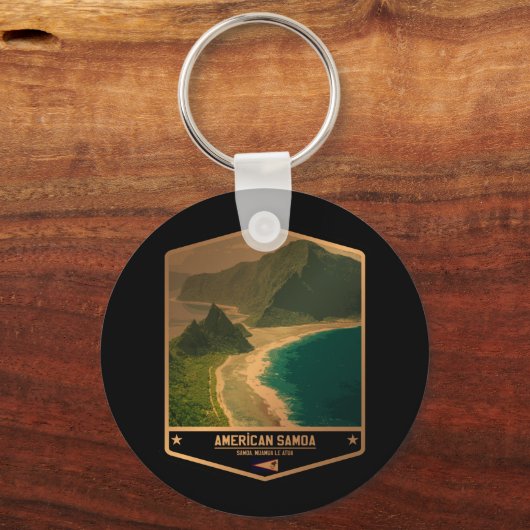 Amerikaans Samoa Sleutelhanger (Voorkant)