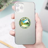 Amerikaans Samoa Sticker (Telefoon)