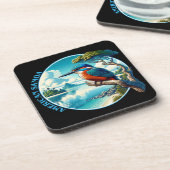 Amerikaans-Samoa - Stille Zuidzee Bier Onderzetter (Linkerzijde)