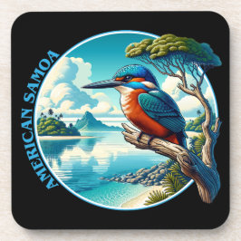 Amerikaans-Samoa - Stille Zuidzee Bier Onderzetter