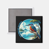 Amerikaans-Samoa - Stille Zuidzee Magneet (Voorkant / Achterkant)