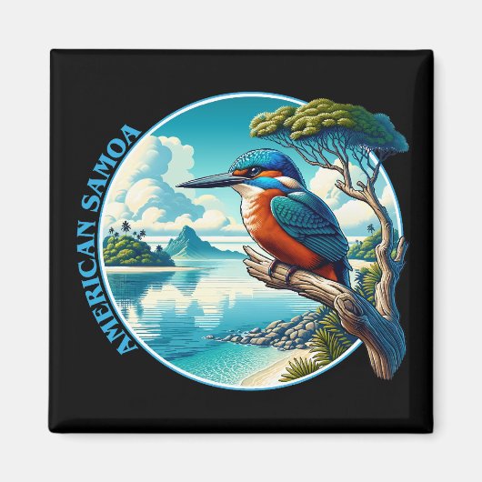 Amerikaans-Samoa - Stille Zuidzee Magneet (Voorkant)