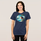 Amerikaans-Samoa - Stille Zuidzee Tri-Blend Shirt (Voorkant volledig)