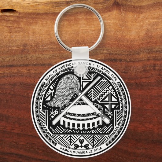 Amerikaans Samoa Territory Sleutelhanger (Voorkant)