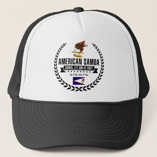 Amerikaans Samoa Trucker Pet (Voorkant)