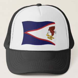 Amerikaans Samoa Vlag Hoed Trucker Pet