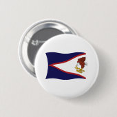 Amerikaans Samoa Vlag Knop Ronde Button 5,7 Cm (Voorkant /achterkant)