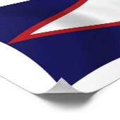 Amerikaans Samoa Vlag Poster Print (Hoek)