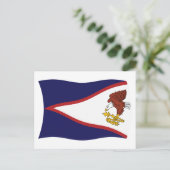 Amerikaans Samoa Vlag Postkaart (Staand voorkant)