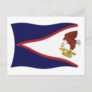 Amerikaans Samoa Vlag Postkaart
