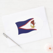Amerikaans Samoa Vlag Sticker (Envelop)