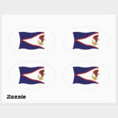 Amerikaans Samoa Vlag Sticker (Vel)