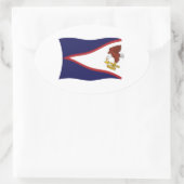 Amerikaans Samoa Vlag Sticker (Tas)