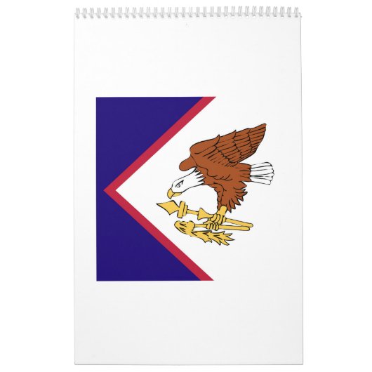 Amerikaans Samoa-vlagemblem Kalender (Hoes)