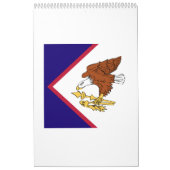 Amerikaans Samoa-vlagemblem Kalender (Hoes)