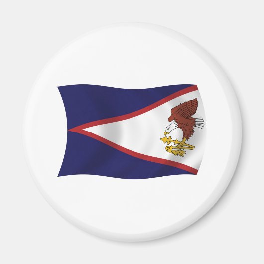 Amerikaans Samoa Vlagmagneet Magneet (Voorkant)