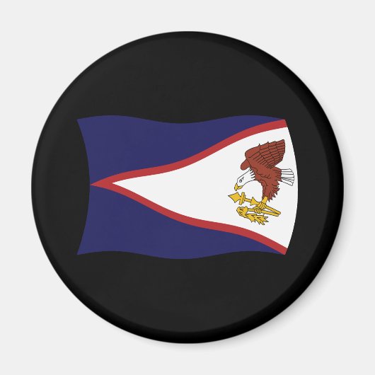 Amerikaans Samoa Vlagmagneet Magneet (Voorkant)
