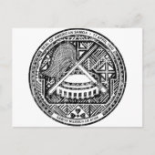 Amerikaans - Samoa - wapenschild Briefkaart (Voorkant)