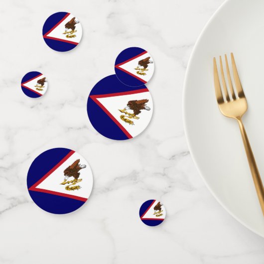 Amerikaans Samoaanse vlag Confetti (Groep)