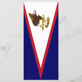 Amerikaans Samoaanse vlag Menu (Achterkant)