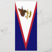 Amerikaans Samoaanse vlag Menu (Voorkant)