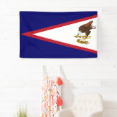 Amerikaans Samoaanse vlag Spandoek (Insitu)