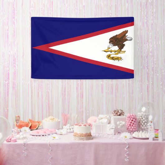 Amerikaans Samoaanse vlag Spandoek (Feest)