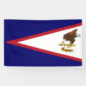 Amerikaans Samoaanse vlag Spandoek (Horizontaal)